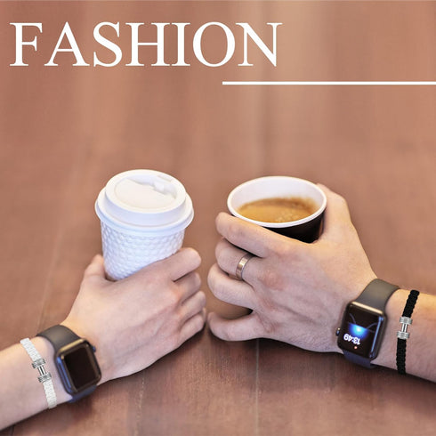 12 Pcs Woven Dumbbell Bracelet Black White Fitness Motivational Dumbbell Charm Adjustable Bracelet Dumbbell Bracelet for Men Women Bracelet Gym Yo...