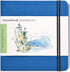 Handbook Journal Co. Travelogue Artist Canvas Cover Travel Notebook for Drawing and Sketching, Ultramarine Blue, Square 5.5 x 5.5 Inches, 128 GSM ...