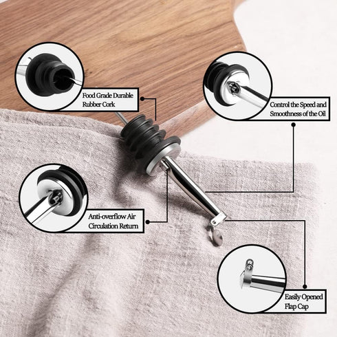 Sweejar Ceramic Olive Oil Dispenser Bottle, 20 Oz Relief Opaque Oil Cruet Protects Oil To Reduce Oxidation, Suitable for Storage Oil, Vinegar, Soy...