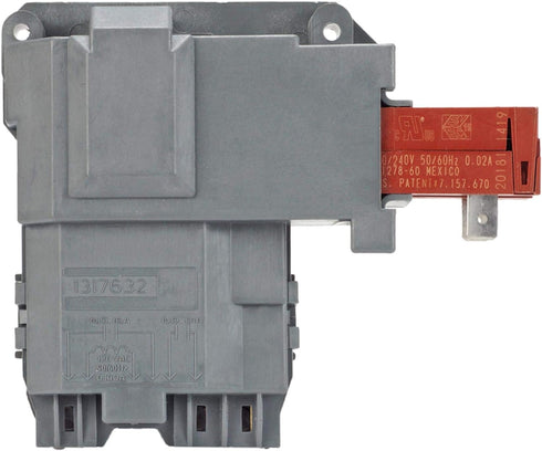 1317632 131763202 131763256 Washer Door Lock Latch Switch Assembly, for Electrolux, Frigidaire, White-Westinghouse,Crosley, Gibson, GE. Front Load Washer Switch Part 131763200 131763255 131269400