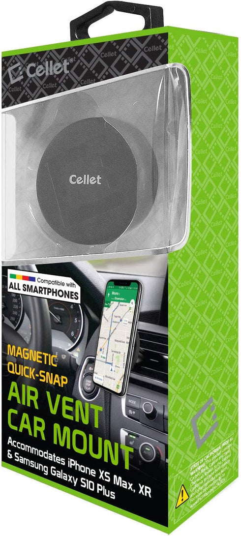 Car Air Vent Cell Phone Holder - Magnetic Phone Holder Mount – Extra Strength Magnets Compatible for iPhone 14 Pro Max Mini 13 12 11 Samsung Galax...