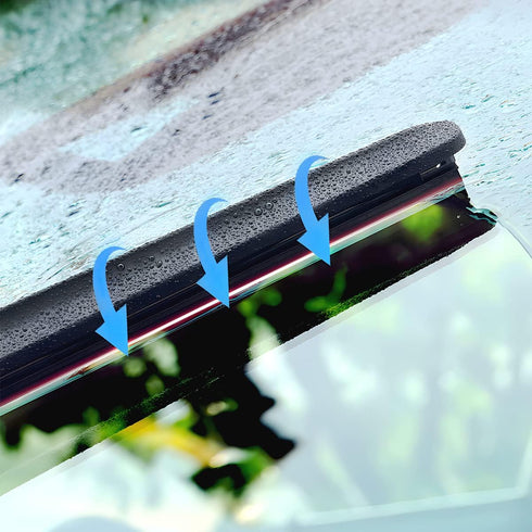 Car Windshield Wiper Blade Strips, DIY Adjustable Car Windscreen Wiper Rubber Refills, 32" Frameless Window Boneless Insert Replacement Wiper, Aut...