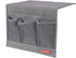 Bedside Storage Organizer, Table Cabinet Bedside Organizer Caddy for Remotes Phone Glasses (Classic 4 Pockets-Grey)...