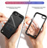 for Galaxy A50 Case,Hybrid 2 in 1 Slim Fit Heavy Duty Protection Shock Resistant Sturdy Shockproof Clear Case with Black Bumper Cover for Galaxy A...