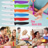 Steak Knives Set of 6 Muti-color Kitchen Ceramic Knife Set Sharp Outdoor BBQ Knife...