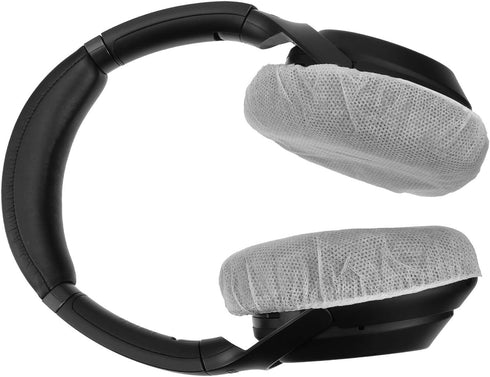 200 Pieces Sanitary Headphone Ear Cover Disposable Non-Woven Earpad Covers Headphone Covers for Most On Ear Headphones (White, M, 8 cm/ 3.1 Inch)...