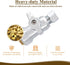 1/2" x 3/8" OD Compression Straight Stop Valve for PEX, Copper, CPVC Pipe and Water Line, Push to Connect Brass Plumbing Fitting, Quarter-Turn Shu...