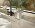 Joseph Joseph Surface Kitchen Sink Cutlery drainer, Utensil cutlery and kitchen gadgets holder with draining base, kitchen storage, Stainless Stee...