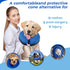 Inflatable Dog Cone Collar - Pet Surgery Recovery Puppy Soft Adjustable Donut Elizabethan Neck Pillow Alternative for Large Dogs - Blue...