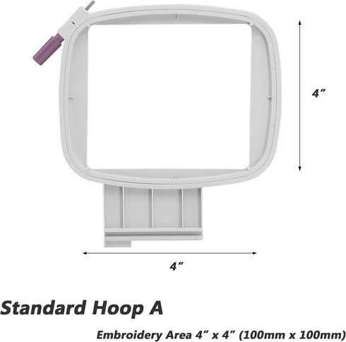 Sew Tech Standard Embroidery Hoop A for Husqvarna Viking Designer Diamond Deluxe Royale Ruby Topaz 50 40 SE LE Platinum 955E, Sewing and Embroider...