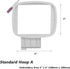 Sew Tech Standard Embroidery Hoop A for Husqvarna Viking Designer Diamond Deluxe Royale Ruby Topaz 50 40 SE LE Platinum 955E, Sewing and Embroider...