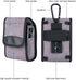 Kiorafoto Compact Camera Pouch Case for Sony ZV-1II ZV-1F ZV1 RX100VII RX100VI RX100VA RX100V RX100IV III II Canon G7XIII II G9XII Olympus TG-7 TG...