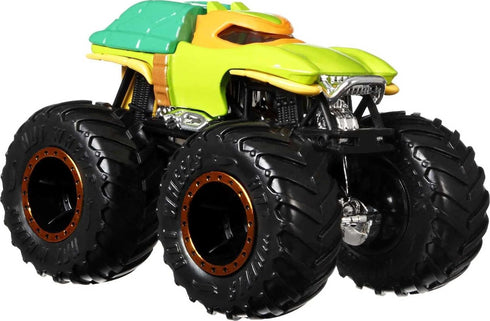 Hot Wheels Monster Trucks Toy Trucks 2-Pack, Demolition Doubles Set of 2 Vehicles in 1:64 Scale, for Kids & Collectors (Styles May Vary)...