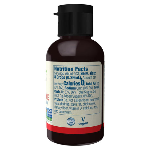 NOW Foods BetterStevia Peppermint Cookie Zero-Calorie Liquid Sweetener, Keto Friendly, Suitable for Diabetics, No Erythritol, 2-Ounce...