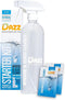Dazz Window and Glass Cleaner Starter Kit (1 Reusable Spray Bottle, 2 Refills) Natural Cleaning Tablets - Streak Free, Eco Friendly, Non Toxic - S...