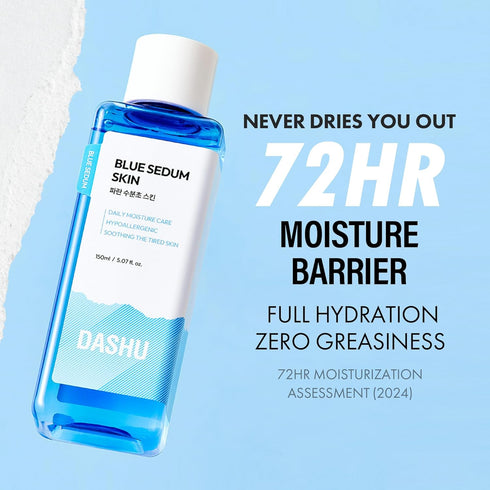 DASHU Boy Sedum Skin | Hypoallergenic Hydrating and Soothing Korean Skin Care Toner w/ 8 Types of Hyaluronic Acids | Skin Care for Men 5.07 fl oz...