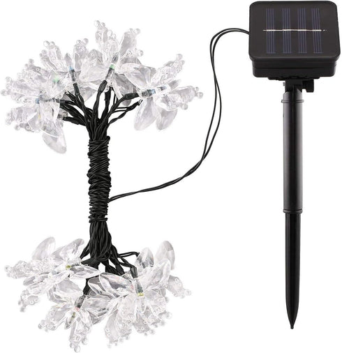 Solar String Lights, Waterproof 16ft 20LED Butterfly Christmas Fairy Lights Decorative Lighting for Home Party Wedding Patio Garden Porch Balcony ...