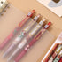 4 Pcs Gel Ink Pens Flower Retractable Pens 0.5mm Black Ink Gel Pens Women Girls Cute Aesthetic Pens Office School Pens (Flower-2)...
