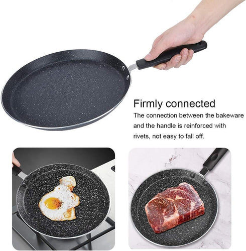 Non Stick Frying Pan Egg Pan Omelet Pans Nonstick Electric Ceramic Induction Skillet Stone Cookware Chef's Pan Cooker Cooking Tool Cookware for Ki...