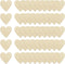 Shapenty Unfinished Wooden Hearts Bulk Blank Wood Slices Discs DIY Craft Cutout Pieces for Wedding Guest Signing Book Frame Album Valentine Christ...