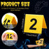 15 Pcs Evidence Markers Crime Scene Markers Tents Crime Scene Decorations Crime Scene Markers Mystery Decorations for Kids Adults Detective Game M...