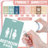 16 Pcs PVC Hall Pass Lanyards Unbreakable Hall Passes Writeable Hall Passes for Classrooms Bathroom Passes for Hall Bathroom Library Office Nurse ...