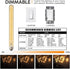 Leools T300 Led Long Bulbs,12W Dimmable Tubular Bulb,100 Watt Equivalent,E26 Edison Style Vintage LED Filament Light Bulb,Amber Glass,2700K Warm W...