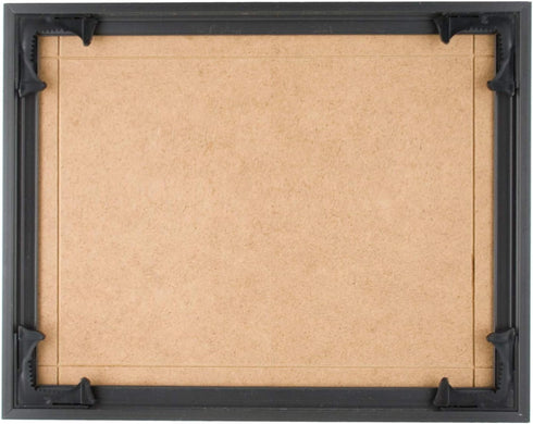 Quadro Frames 8.5x12 inch Picture Frame, Black, Style P375-3/8 inch Wide Molding...