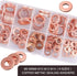 Pack-200 Automobile Copper Flat Gasket Assortment Combination Set, Engine Oil Pan Sealing Gasket, M5 M6 M8 M10 M12 M14 Multi-Specification Metric ...