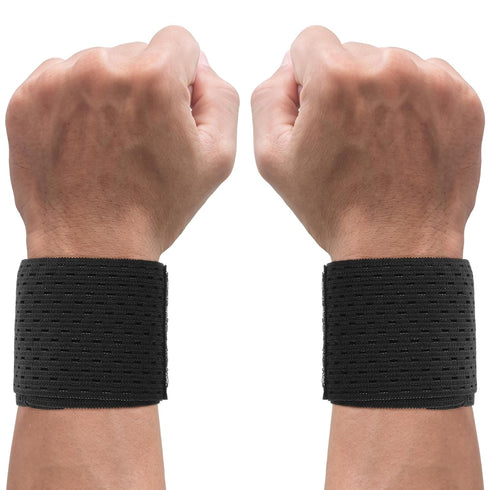 2PCS Wrist Brace Wrap Compression Strap Brace Sport Sleeve Adjustable Pain Relief Tendonitis Elastic Tennis Working Out Weightlifting Bowling Wris...