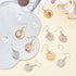 DICOSMETIC 2 Colors Cabochon Earring Hooks Making Kit Stainless Steel 20Pcs 12mm Flat Round Blank Bezel Tray Golden Dangle Earring and 20Pcs Glass...
