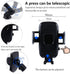 Phone Mount for Car, Car Phone Holder Mount, Universal Car Cell Phone Holder Mount Windshield Vent Dashboard, Compatible with All Smart Phones...