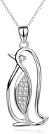 YFN Sterling Silver Penguin Necklace - Penguin Pendant Jewelry for Women Gifts...