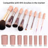 Senbowe Upgraded Makeup Brush Cleaner and Dryer Machine, Electric Cosmetic Automatic Brush Spinner with 8 Size Rubber Collars, Wash and Dry in Sec...