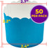 DecoPac Blue Scalloped Baking Cups,50 Count(Pack of 1), Perfect For Delicious Cupcakes, Delicate Scalloped Edge, 50 Oven Safe Cupcake Cases...