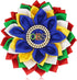 Order of The Eastern Star Brooch Pin for Women OES Brooch Pin Sorority OES Gift Greek Paraphernalia Jewelry Satin & Pearl 5.5" Flower Pin for Sist...