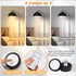 Black Battery Light Bulb, Battery Operated Puck Lights with Remote, AA Battery powered E26 Bulb with Memory Function, dimmable cordless light bulb...