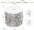 Kyutong 5 Meters Stainless Steel Jewelry Making Chain Roll Silver Necklace Chains Spool Paperclip Link Bulk Chains for DIY Craft Bracelet Ankle Fi...