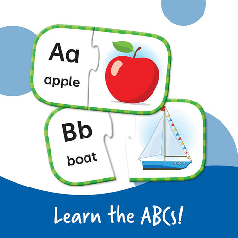Learning Resources ABC Puzzle Cards, Kindergarten Readiness, Self Correcting Puzzles, Alphabet Learning Games, Puzzles for Toddlers, Ages 3+...