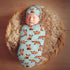 Red Cute Panda Newborn Swaddle Blankets Hat Sets Soft Baby Receiving Blanket Swaddle Sack for Baby Shower Infant Boy Girl Gift...
