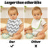 Zainpe 4Pcs Muslin Cotton Feeding Bibs for Baby Love Heart XOXO Trees Extra Large Adjustable Bib with 4 Absorbent Soft Layers Machine Washable Bur...