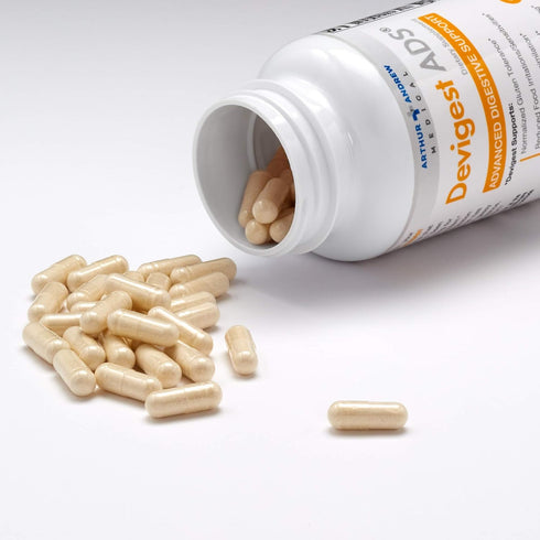 Arthur Andrew Medical - Devigest ADS, Advanced Digestive Support, Relief for Lactose Intolerance and Casein Sensitivities, Vegan, Non-GMO, 90 Caps...