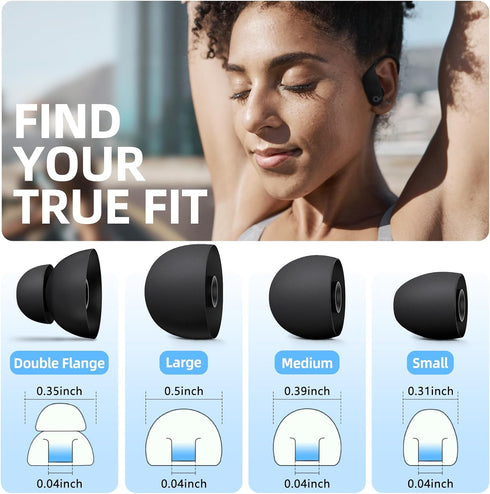 4 Pair Replacement ear tip for Powerbeats Pro, beats earbuds replacement tips,Wireless Earphone Headphones, Silicone Earbuds Buds Set with Cleanin...