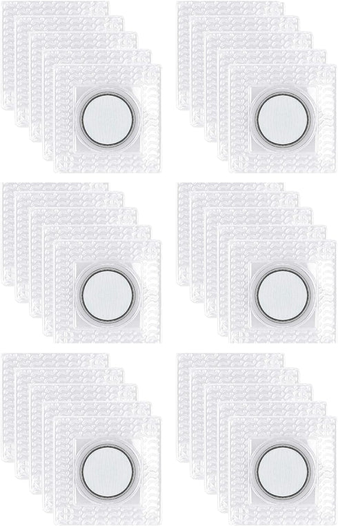 XILEWHZF 30 Pairs Hidden Sew Magnetic Snap, Invisible Hidden Sew in PVC Hidden Purse Closure Fastener Magnetic Snap Magnet Fastener for Handbag Cl...