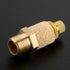 Mtsooning 10PCS Pneumatic Exhaust Muffler, 1/8" NPT Adjustable Brass Flow Control Silencer, Sintered Air Controller for Cylinders Solenoid Valves ...