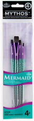 Royal & Langnickel Mythos, 4 pc Mermaid 304 Shader Craft Brush Set for All Painting Mediums...