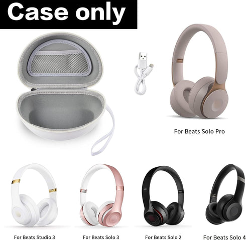 Comecase Travel Hard Carrying Case Compatible With Beats Solo 4/ for Beats Studio Pro/for Beats Solo3/ for Beats Studio3/ for Beats Solo2/ Solo Pr...