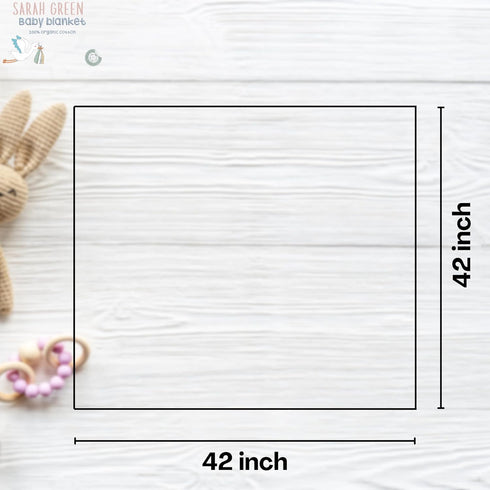 Organic Cotton Waffle Baby Blankets: Luxurious Nursery Essentials - Gender-Neutral, Soft, Lightweight Swaddles - Ideal for Toddlers (guava)...