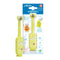Dr. Brown's ToothScrubber Toddler Toothbrush, Triple-Sided Training Toothbrush with Suction Cup Base, Green, Baby Oral Care, Ages 1-4 Years...