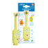 Dr. Brown's ToothScrubber Toddler Toothbrush, Triple-Sided Training Toothbrush with Suction Cup Base, Green, Baby Oral Care, Ages 1-4 Years...